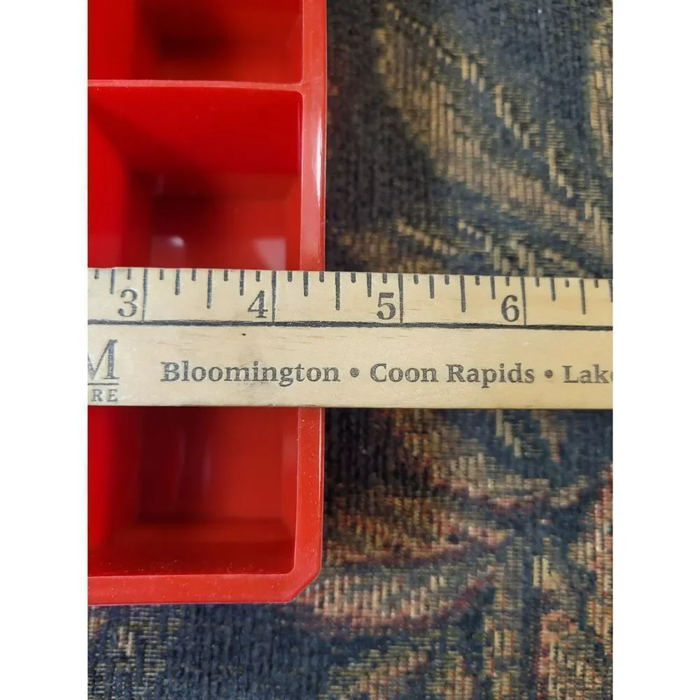 Houdini Red Square Ice Cube Tray